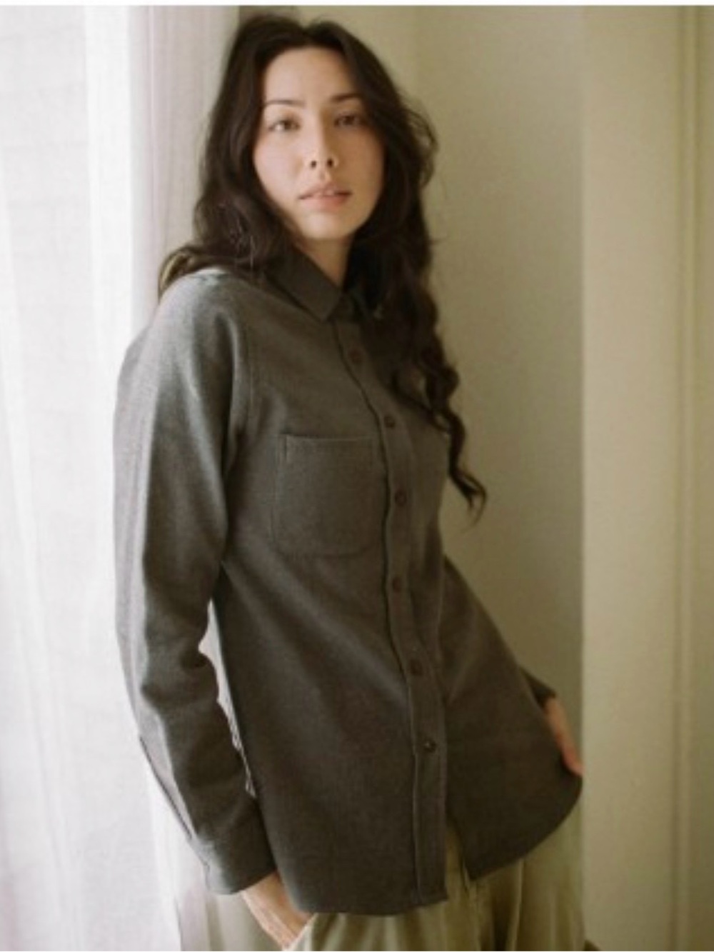 Anián Studio shirt in Olivewood